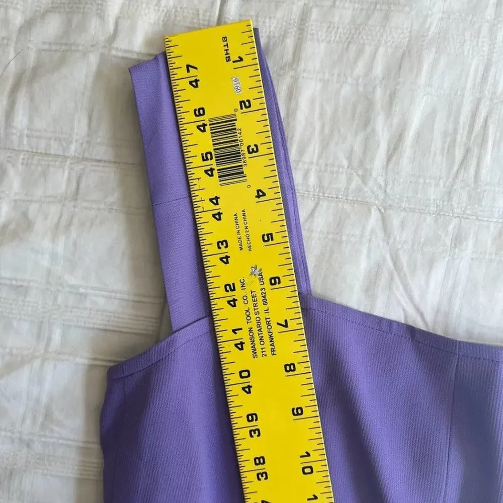 1997 Purple Chanel Sheath Dress